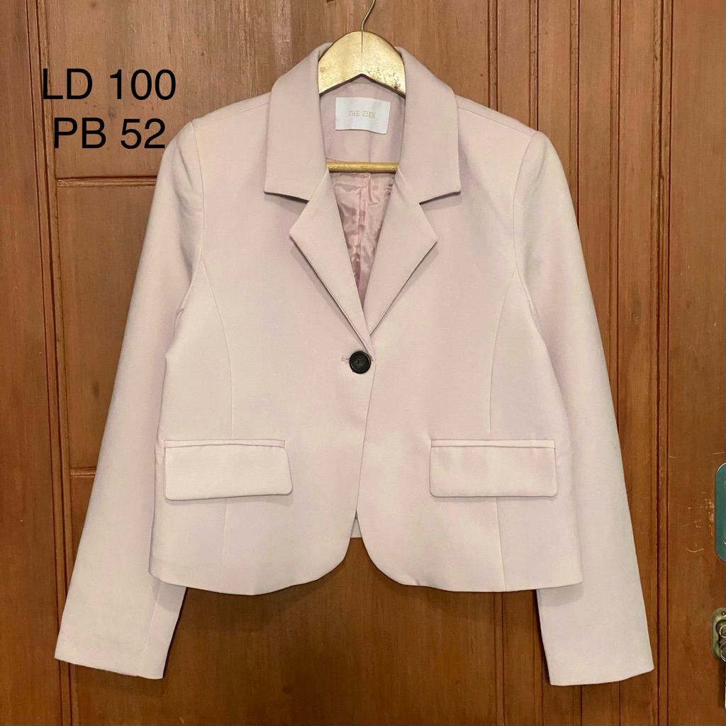 [ BACA DESKRIPSI ] blazer warna / blazer kerja / blazer pink putih / jas kerja / blazer nude