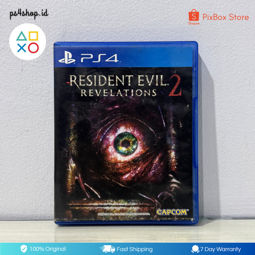 BD Kaset PS4 Resident Evil Revelations 2 Second Bekas Ori | RE Revelations Game Horror Survival Epis