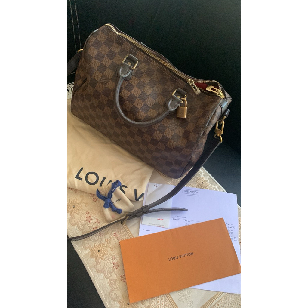 PL LV speedy damier 30