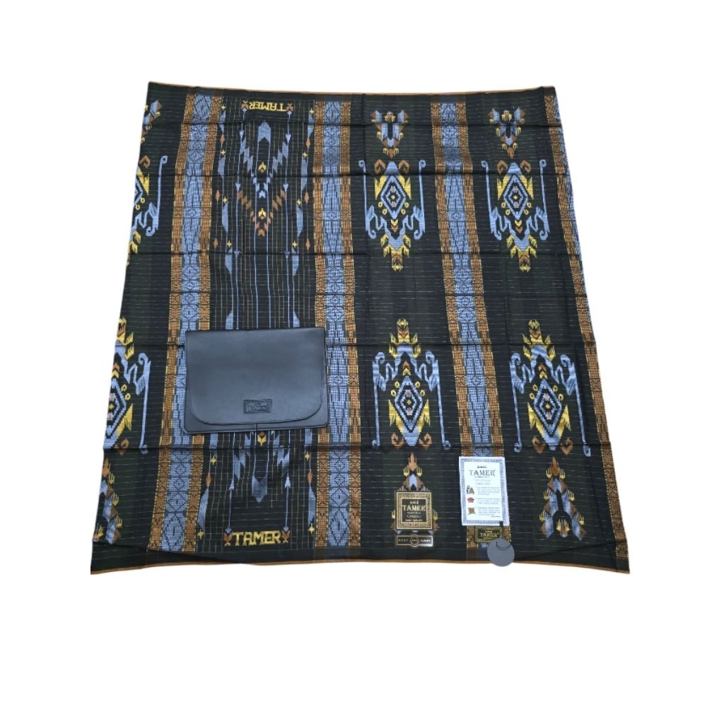 Sarung TAMER FULL SUTRA 420 Motif SGE Mix GOLD