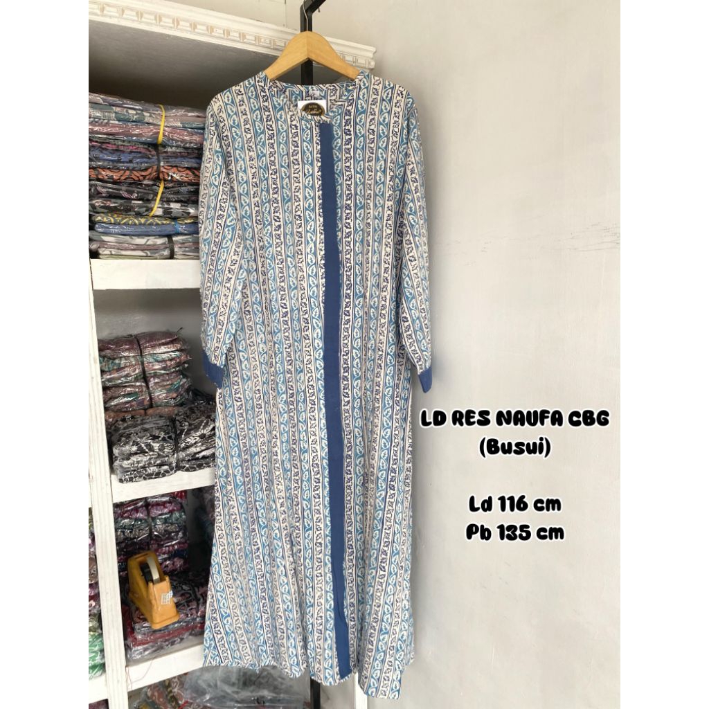 LUZA ~ Long Dress/Daster Naufa Busui by Batik Luza| Daster Busui| Gamis