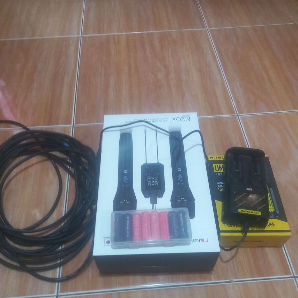 mic nakamichi plus batere sepaket