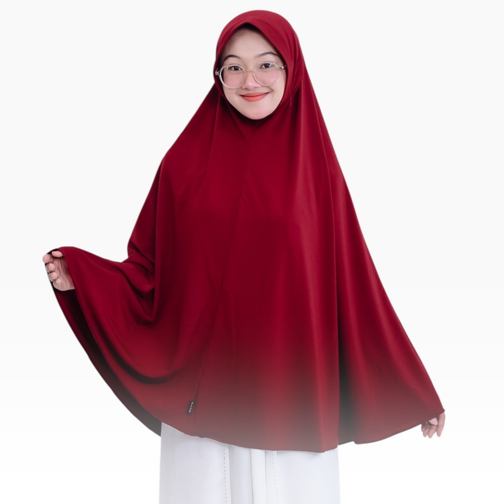 CHR Hijab Instan Daily Polos Jumbo Kerudung Polos Jersey Super Original  CHR Adem Dan Jatuh