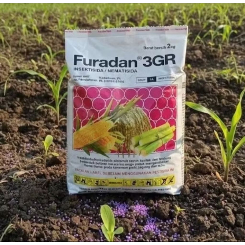 Furadan Insektisida 2kg - Sistemik, Kontak, dan Lambung untuk Tanaman Padi dan Jagung