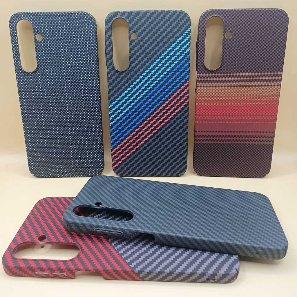 V2 - Case Untuk Galaxy A16 Carbon Fiber Premium Support Magsafe