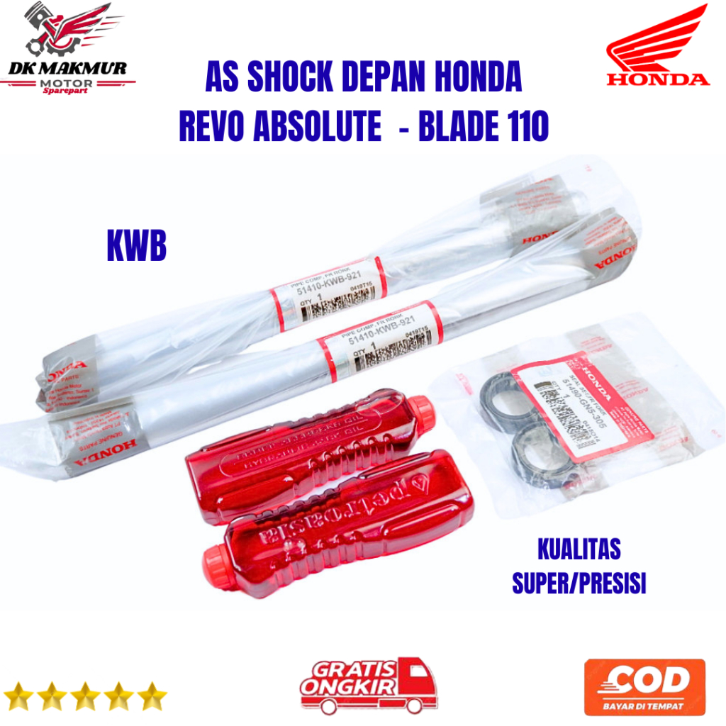 ori sok depan revo absolute - sok depan honda blade 110 KWB DK makmur motor