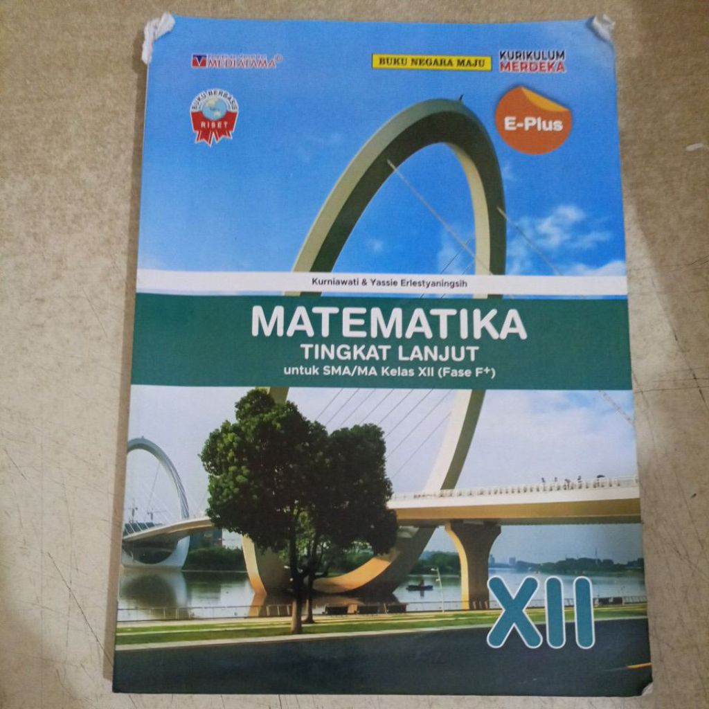 Buku Matematika Tingkat Lanjut untuk SMA/MA Kelas XII (FASE F) - Kurikulum Merdeka - Mediatama E-Plu