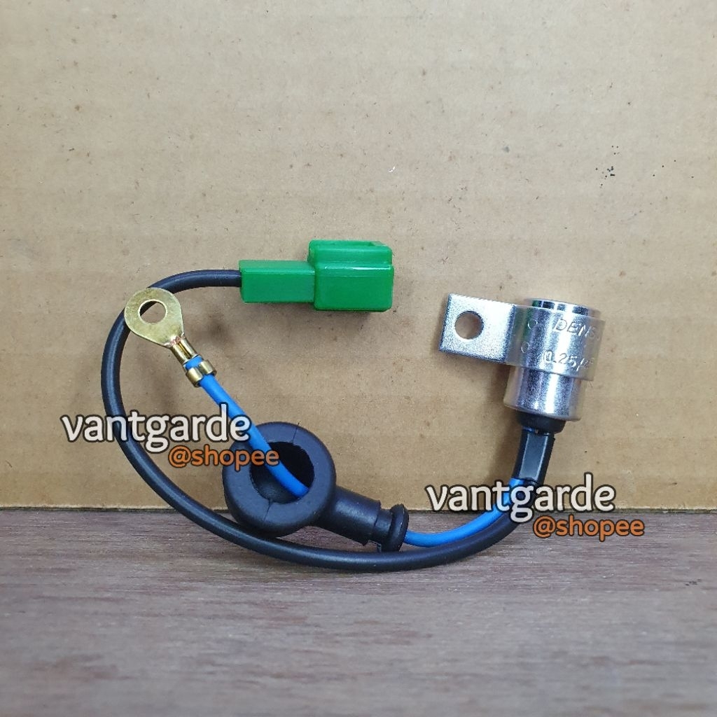 Condensor Denso Zebra Van Kondensor 2 Kabel 0.25ųF Asli Made In Japan