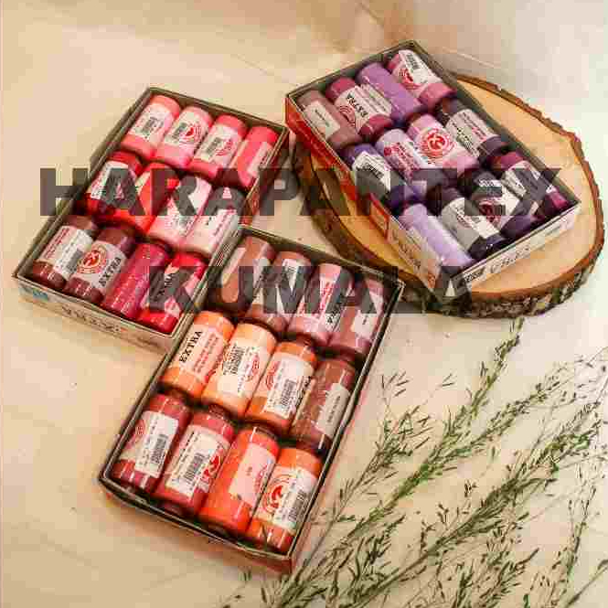 ( Jual Per 3 Pcs & Lusin) Benang Jahit Extra 500 yard Biji benang jahit Lengkap Warna(Part 4)