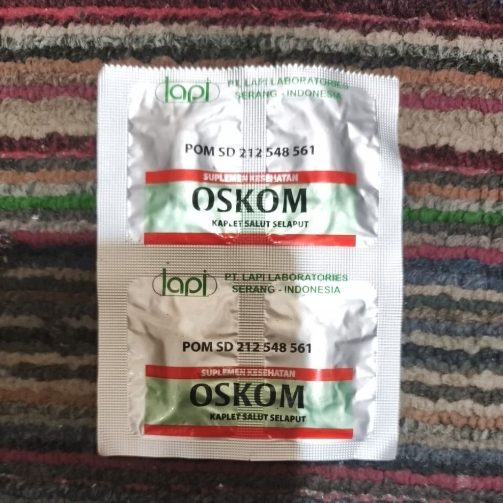 4 kaplet Oskom Suplemen Kesehatan Sendi