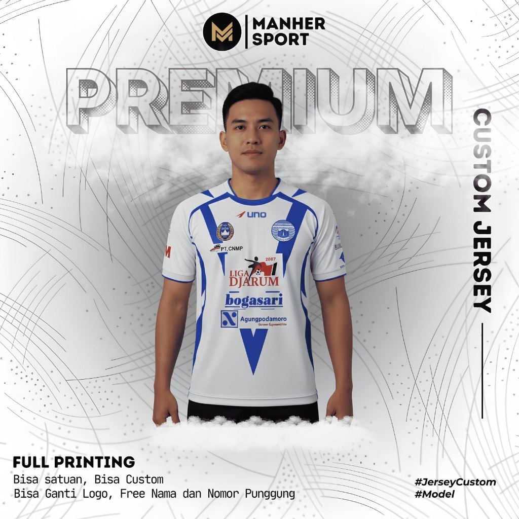 Jersey Persitara Retro Full Printing Custom