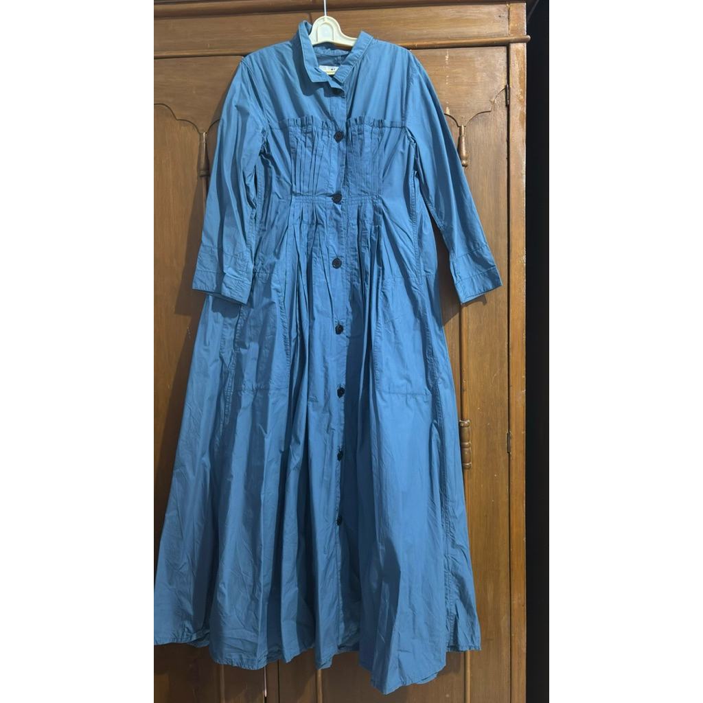 Uniqlo U Denim Long-Sleeve Shirt Dress