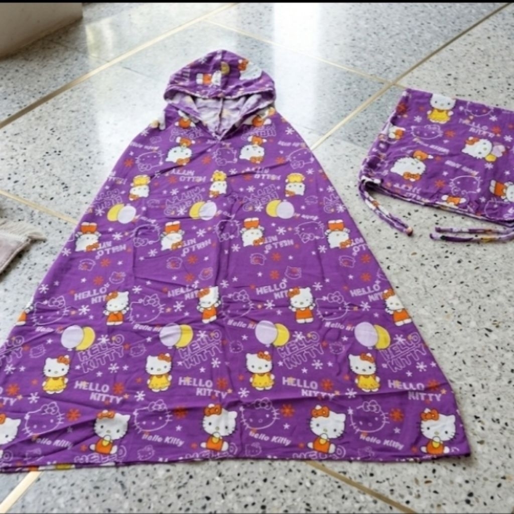 Mukena anak hello kitty - mukena karakter anak