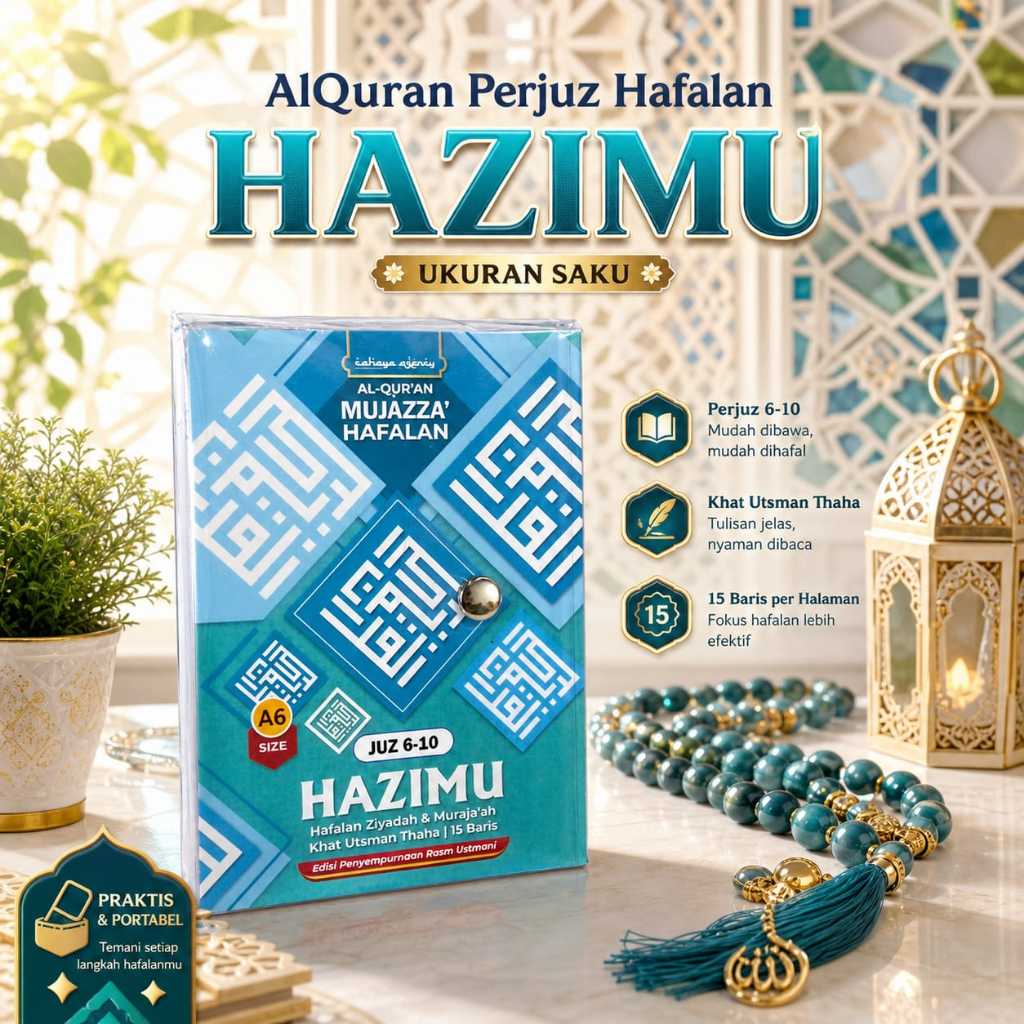 Al-Qur'an PerJuz Mujazza Per 5 Juz Rubu / Al Qur'an Per Juz Saku / Al-Qur'an Per Juz Mujazza Hazimu