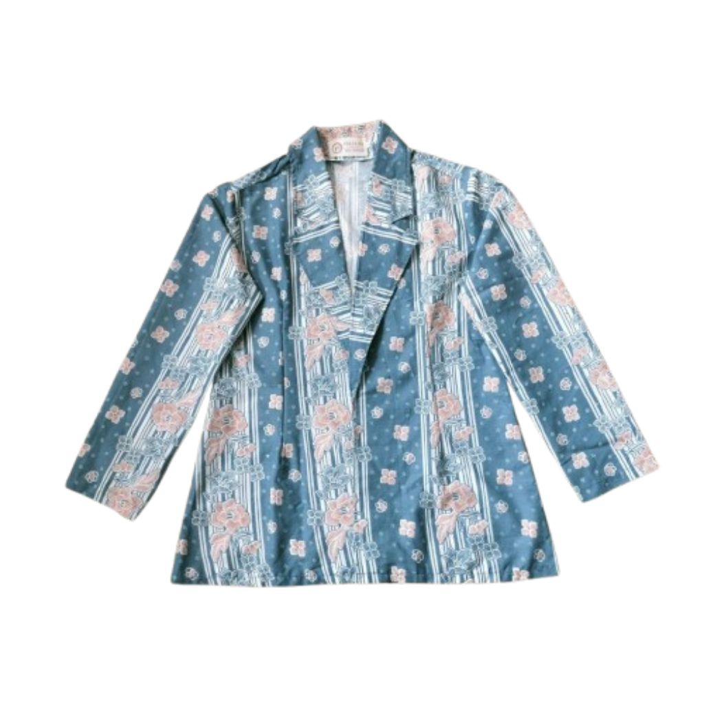 Blazer Batik Kerja Kantor Wanita Size M,L,XL,XXL
