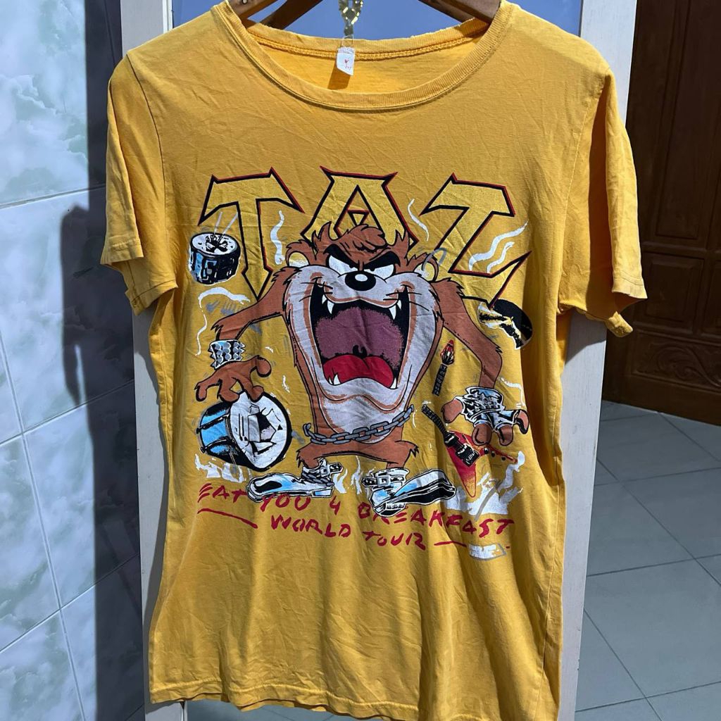 Kaos Tazmania Preloved Bekas Pribadi Second