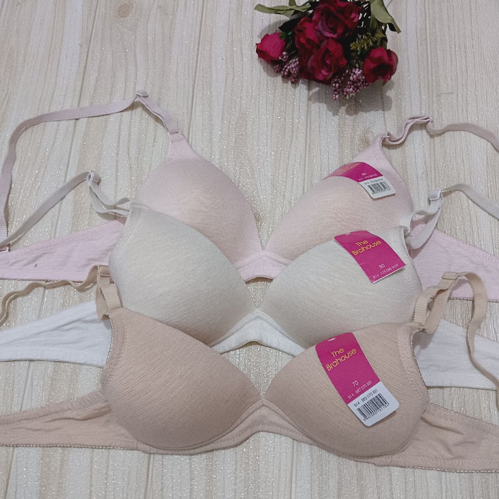 The Brahouse Bra Remaja tanpa kawat busa tipis