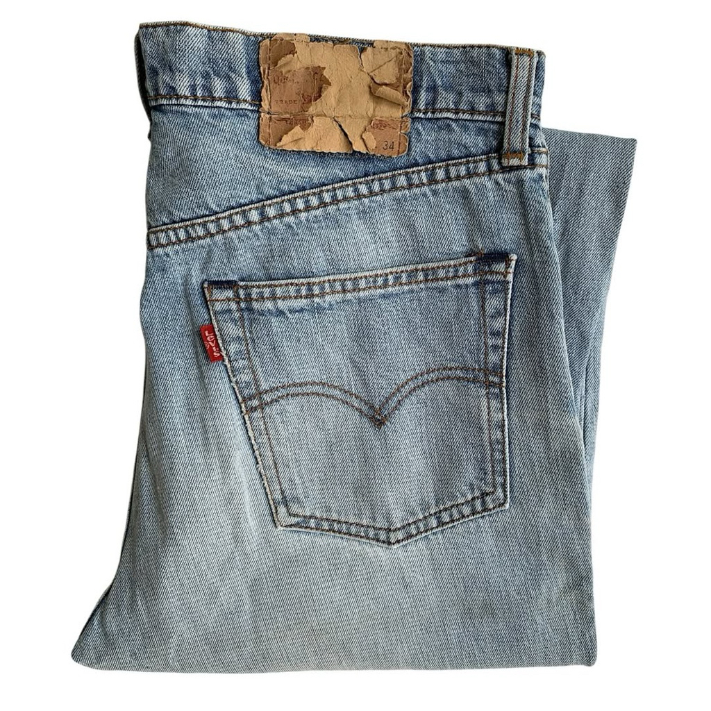 [33-34 X 28] '90s Levis Philippines 503 Straight Leg