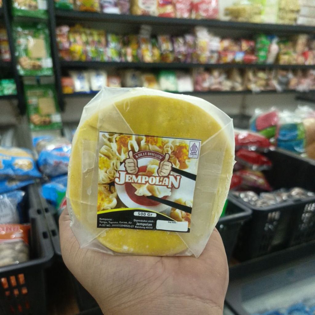 Jempolan Kulit Dimsum 9cm Kuning