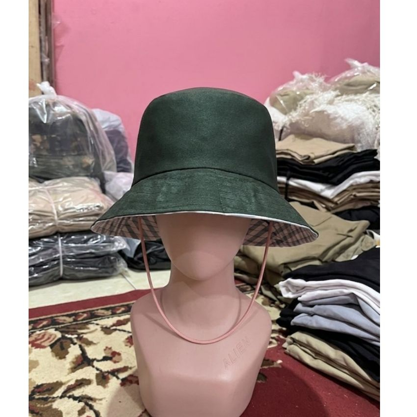 Topi Pria Bucket Rimba Polos Outdoor Distro Hight Quality