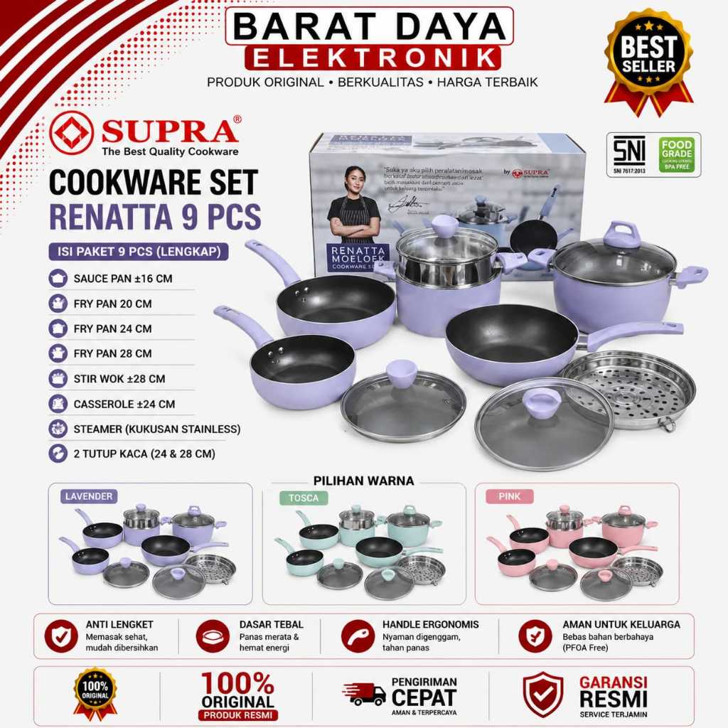 Panci SUPRA RENATA 9 BH  EDISI Renata/ Panci SUPRA 9 BH Supra Renata