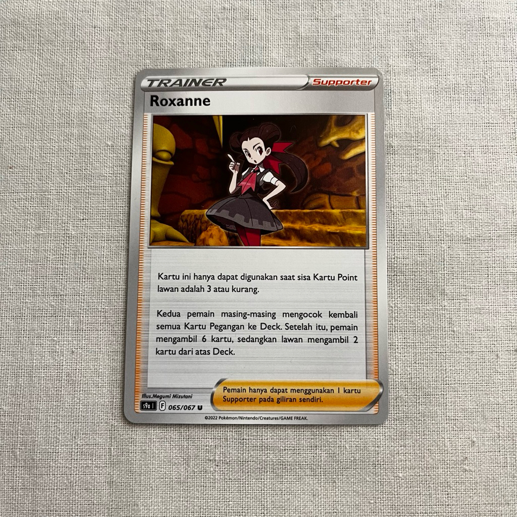 Roxanne s9a F 065/067 - TCG Pokemon Indonesia