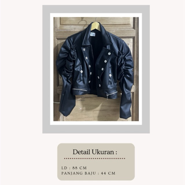 Preloved Leather Jacket Konser