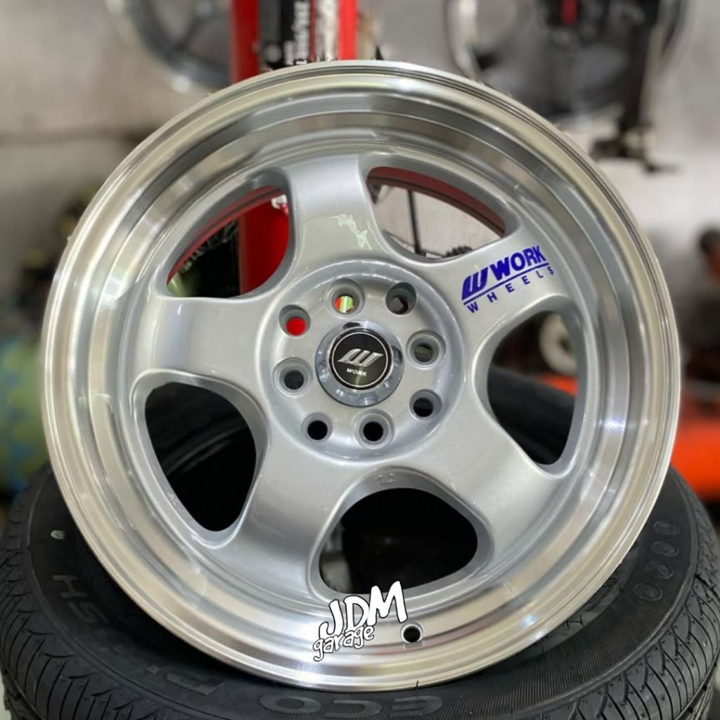 velg WORK MEISTER ring 16 lebar 7 et 40 racing r16 velg mobil Avanza Xenia Livina Wuling binguo kija