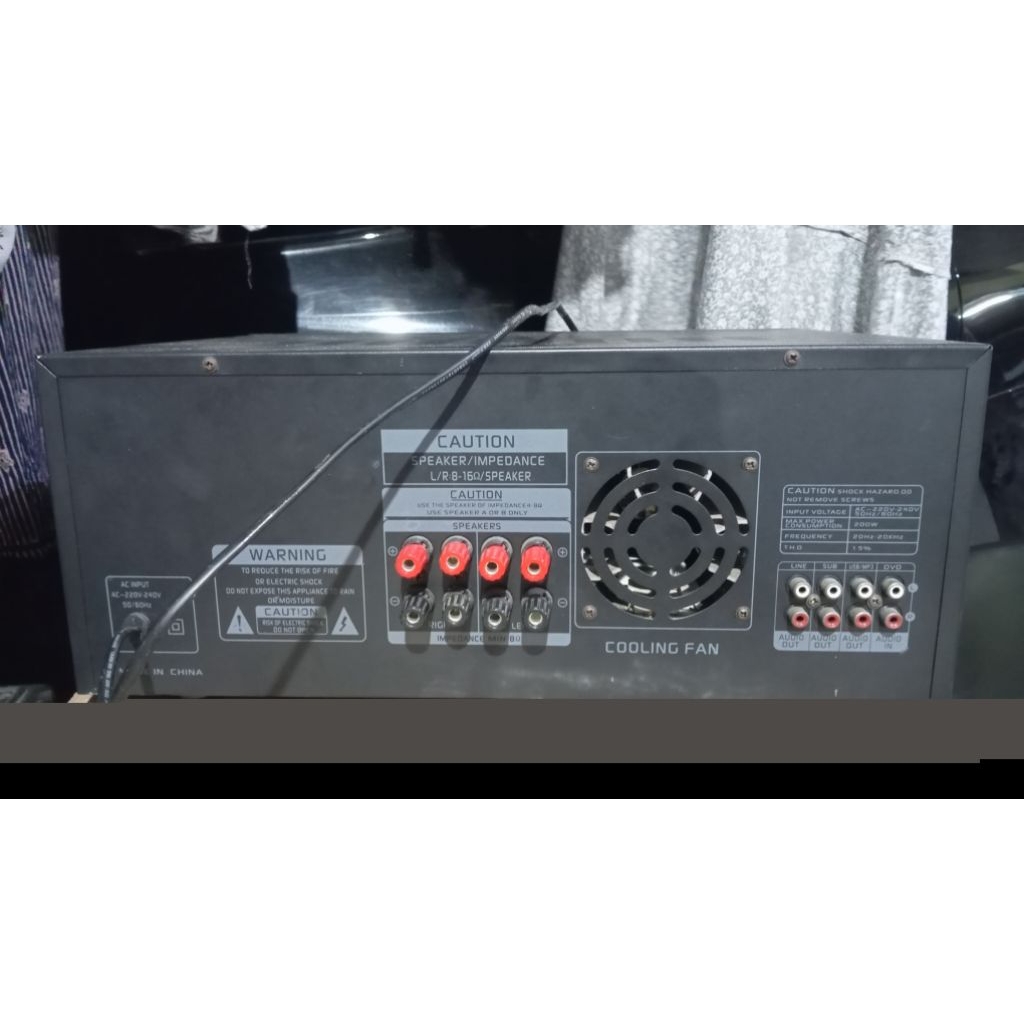 power mixer megavox bekas second