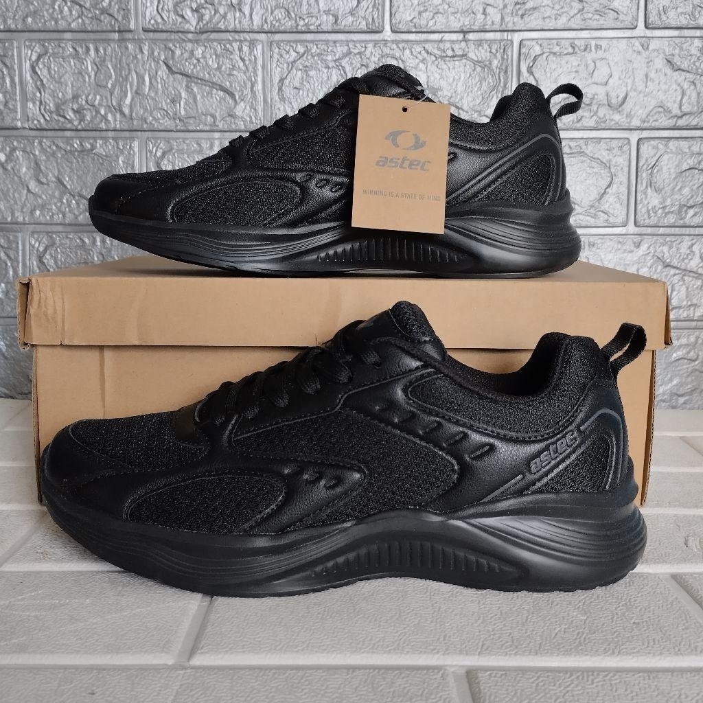 Sepatu Astec Lingard Running Sale / Sepatu hitam / Sepatu Sekolah