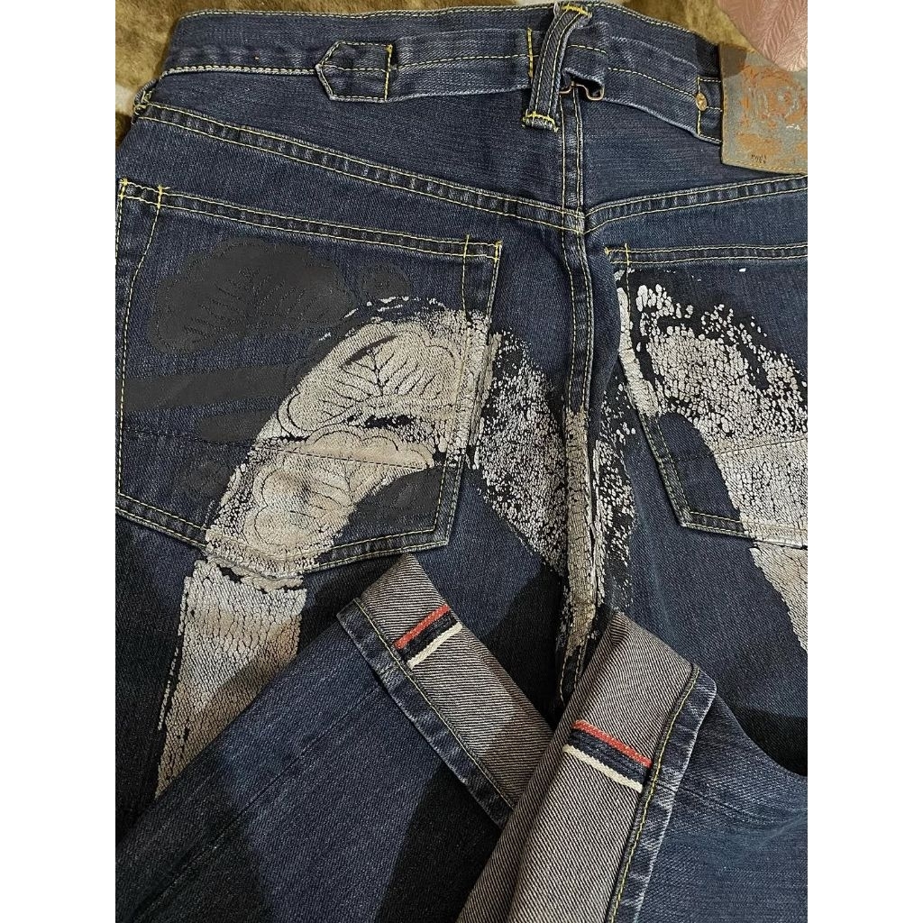 vintage evisu selvedge jeans