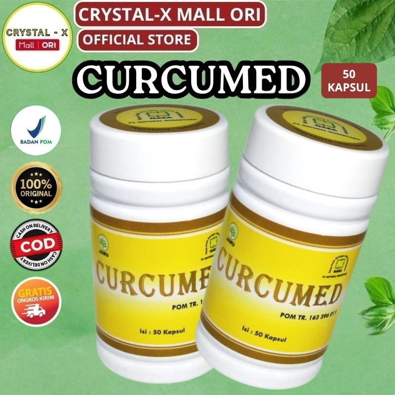 Original Curcumed NASA 50 Kapsul Herbal Kesehatan Imun & Anti Peradangan Asam Lambung