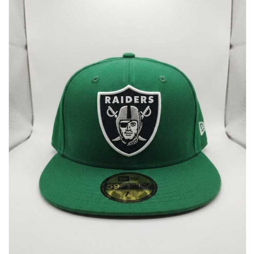Topi Snapback Raiders Bordir  Hijau Hip-hop Distro Unisex Pria Wanita Premium