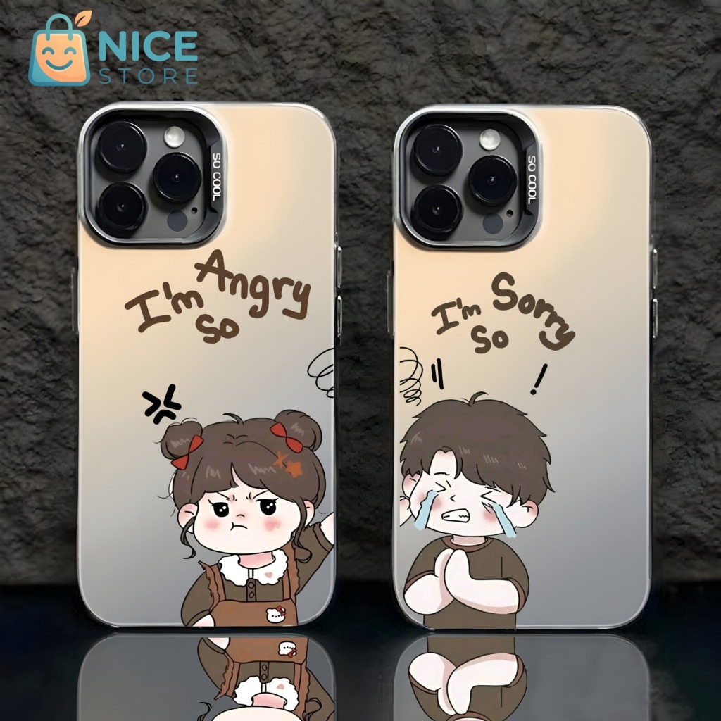 SOFTCASE COUPLE CUTE CASING IMD MACARON CUSTOM FOR ALL TYPE PREMIUM MATTE HARDCASE RK09