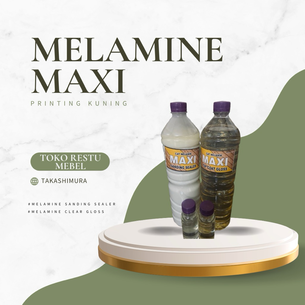 MELAMINE SANDING SEALER / CLEAR GLOSS ISI 1.5L  MERK MAXI
