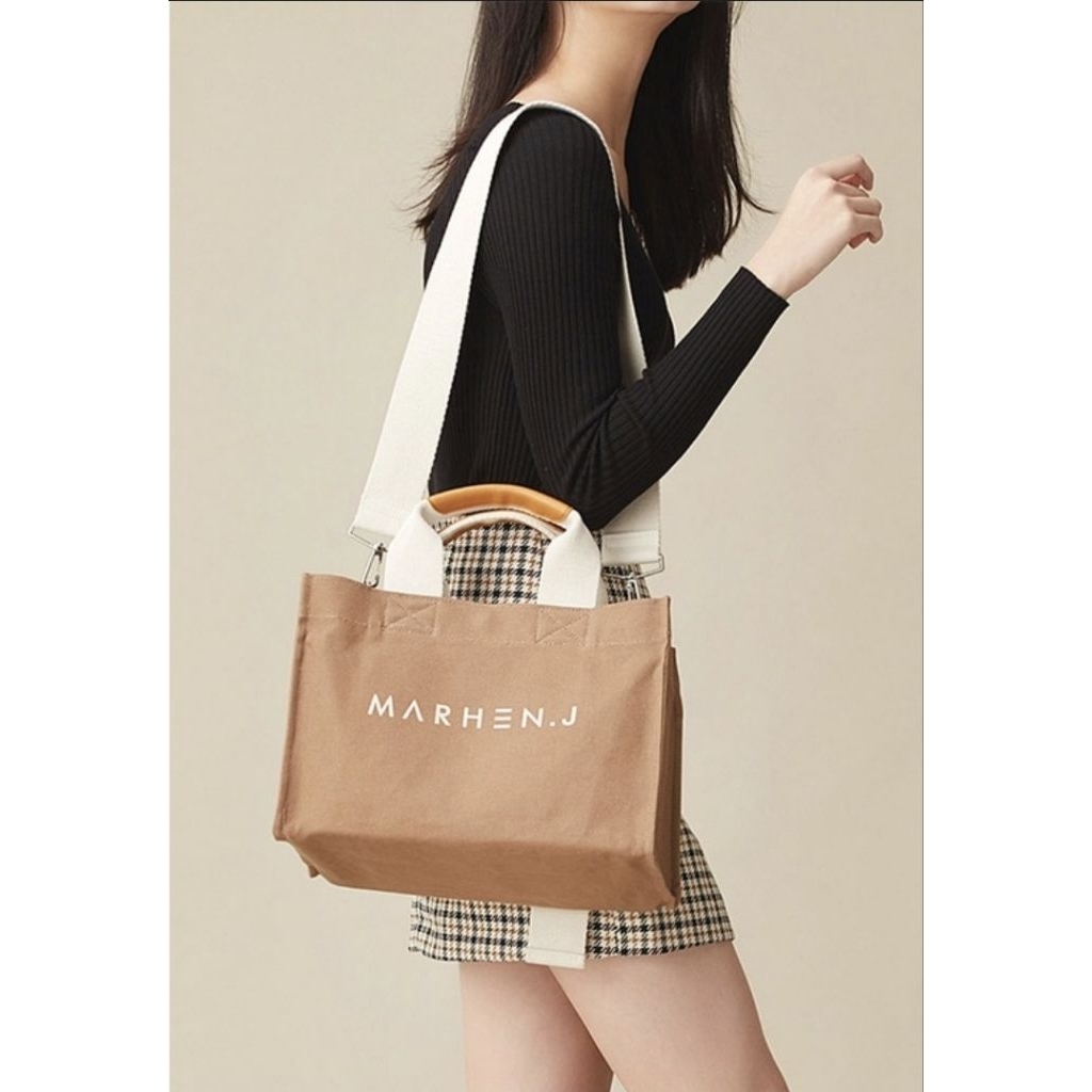 Marhen J Rico ORIGINAL Comfort Canvas Crossbody Bag Sand Beige