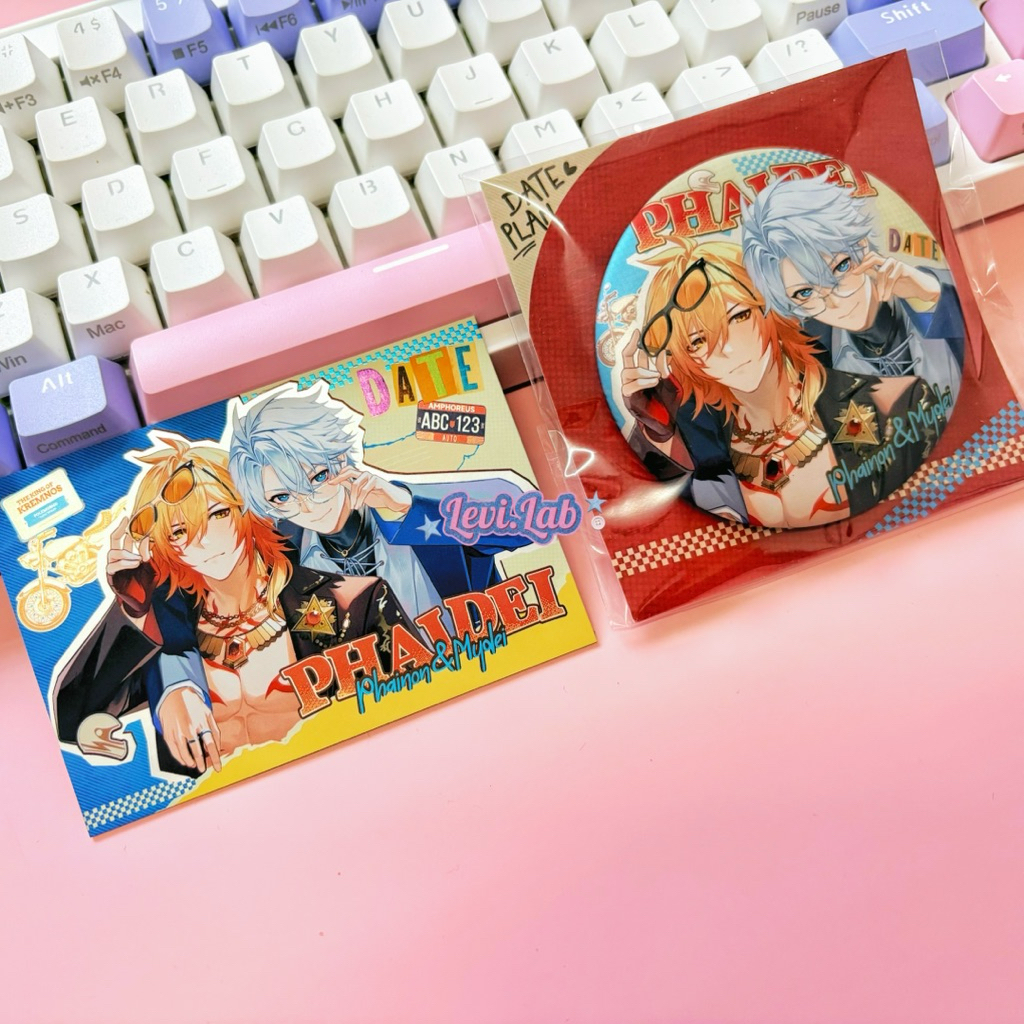 FANMERCH POLAROID ROUND BADGE PHAINON MYDEI