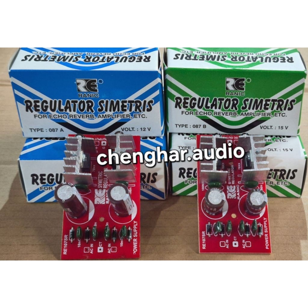 Kit PSU Regulator Simetris 12V 15V CT