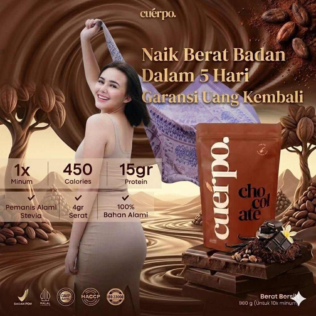 1 paket Cuerpo Susu Tinggi Kalori & Protein