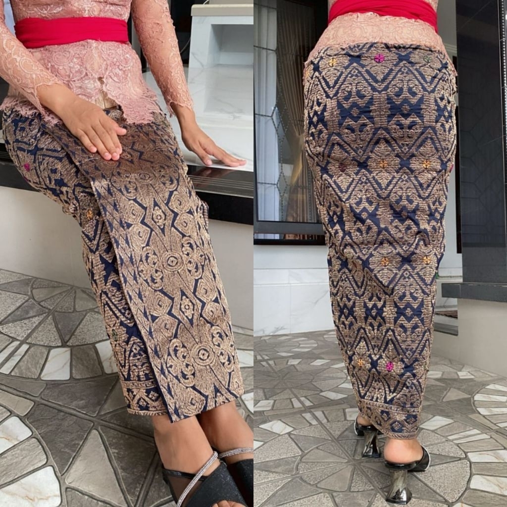 REAL PICTURE || KAMBEN JADI SONGKET BALI FULL STRAIT || MOTIF DAN WARNA TERBARU || KAMEN JADI STRETC