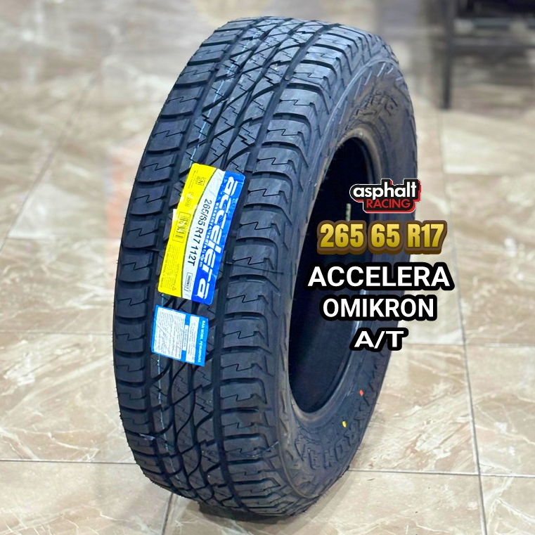 Ban Mobil Semi Offroad Ukuran 265 65 R17 Merek Accelera Omikron A/T Ban Pajero Fortuner R17 265/65