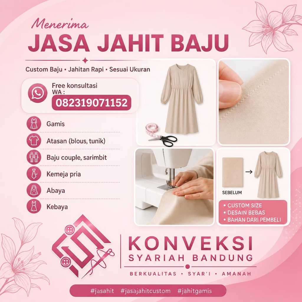 baju seragam kantor jahit baju custom style jasa jahit custom