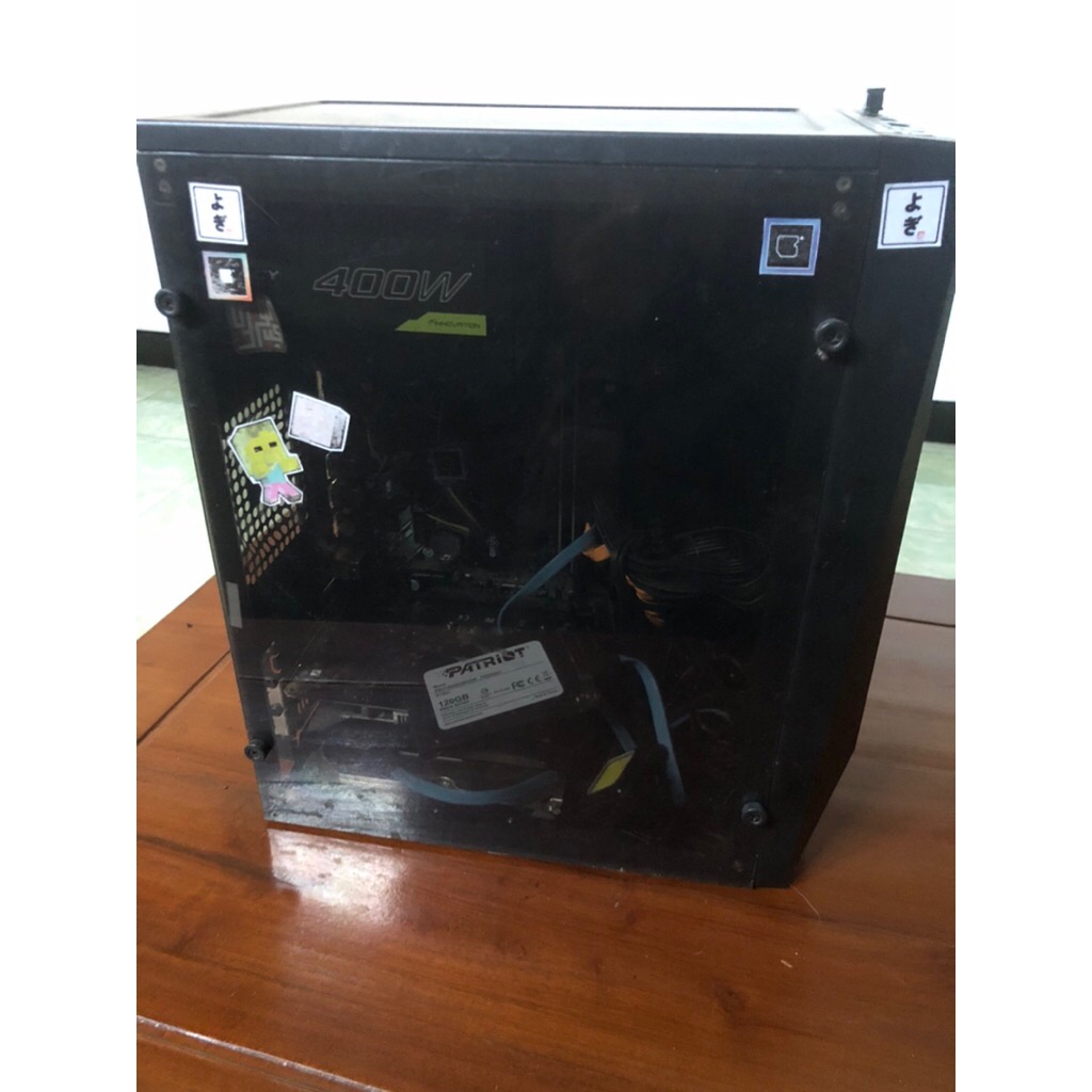 PC rakitan bekas Core i5 VGA GTX 750Ti SSD 125gb + HDD 500GB