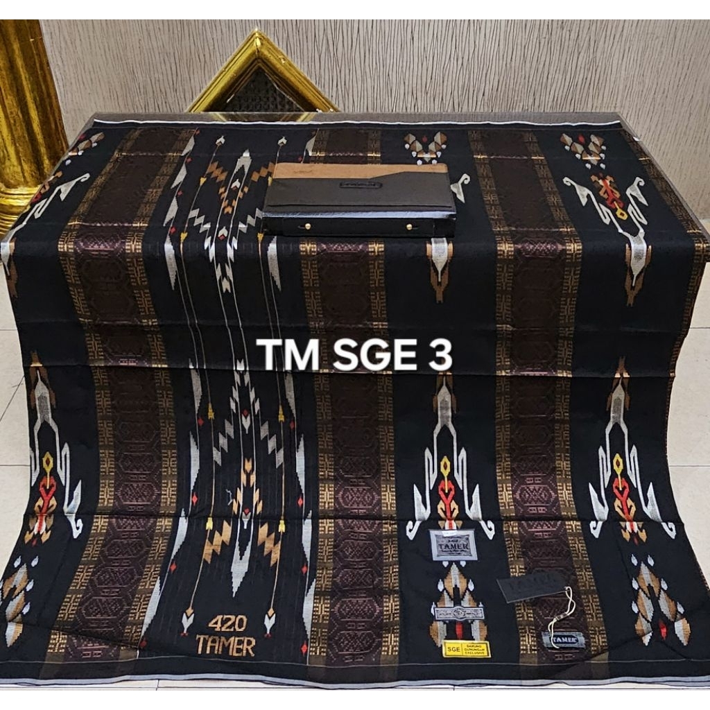 tamer 420 sge full sutra mewah jahit tengah terbaru sarung pria dewasa