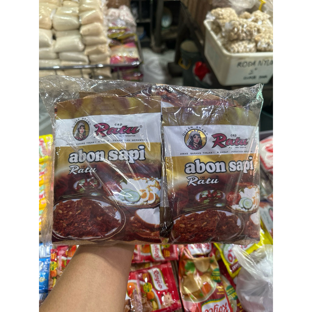 Abon Sapi Ratu 90 Gram - Halal, Bumbu Pilihan, Praktis Dibawa