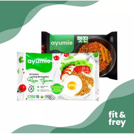 AYUMIE Mie Sehat - Mi Goreng Instan Rasa Ayam / Pedas Korea