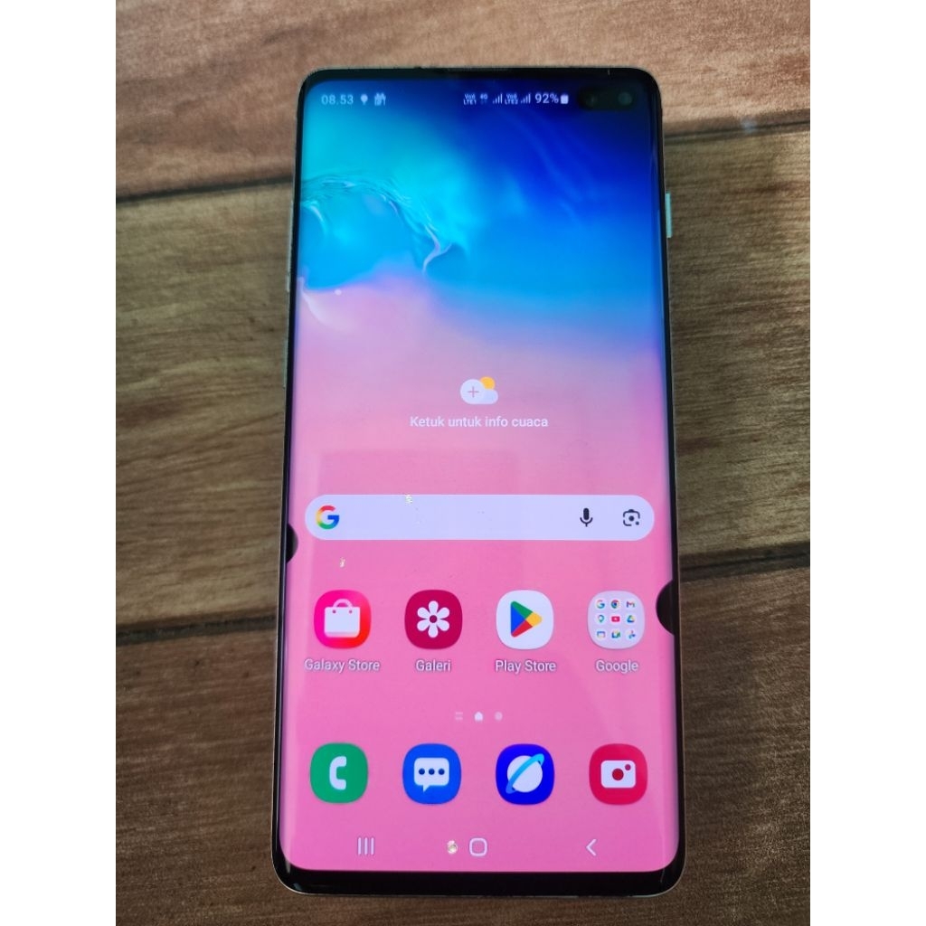 samsung S10 plus dual sim varian 512gb ex resmi SEIN