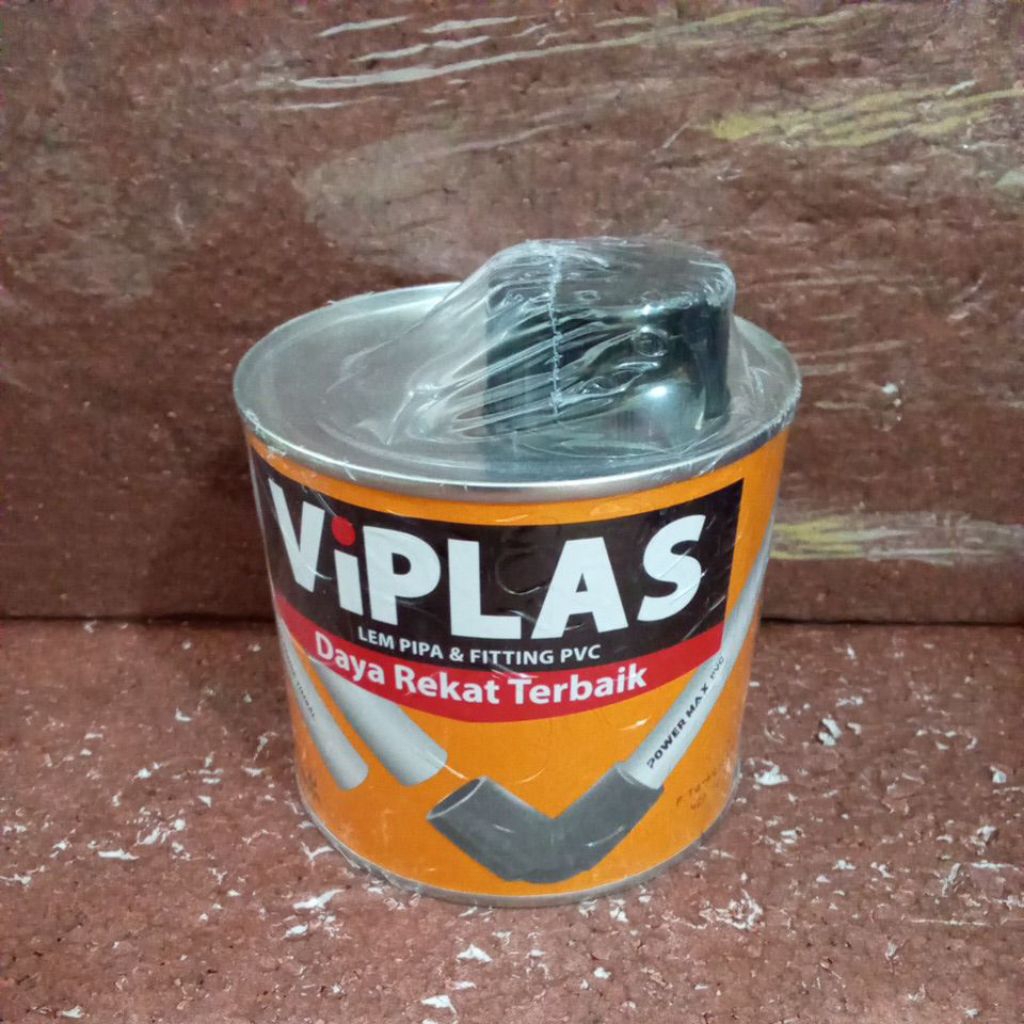 VIPLAS LEM PIPA PRALON PVC / KALENG BESAR 360G / PARALON FITING PIPA PVC