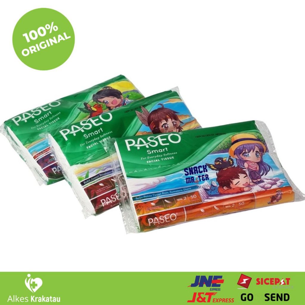 TISSUE PASEO TRAVEL PACK / TISSUE PASEO 50 SHEET / TISU PASEO 50
