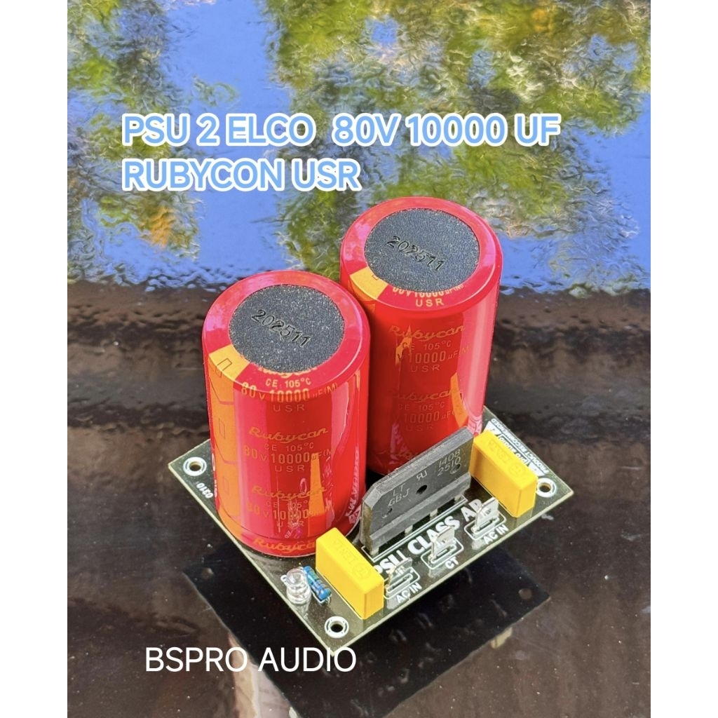 psu 2 elco 80V 10000 UF RUBYCON USR